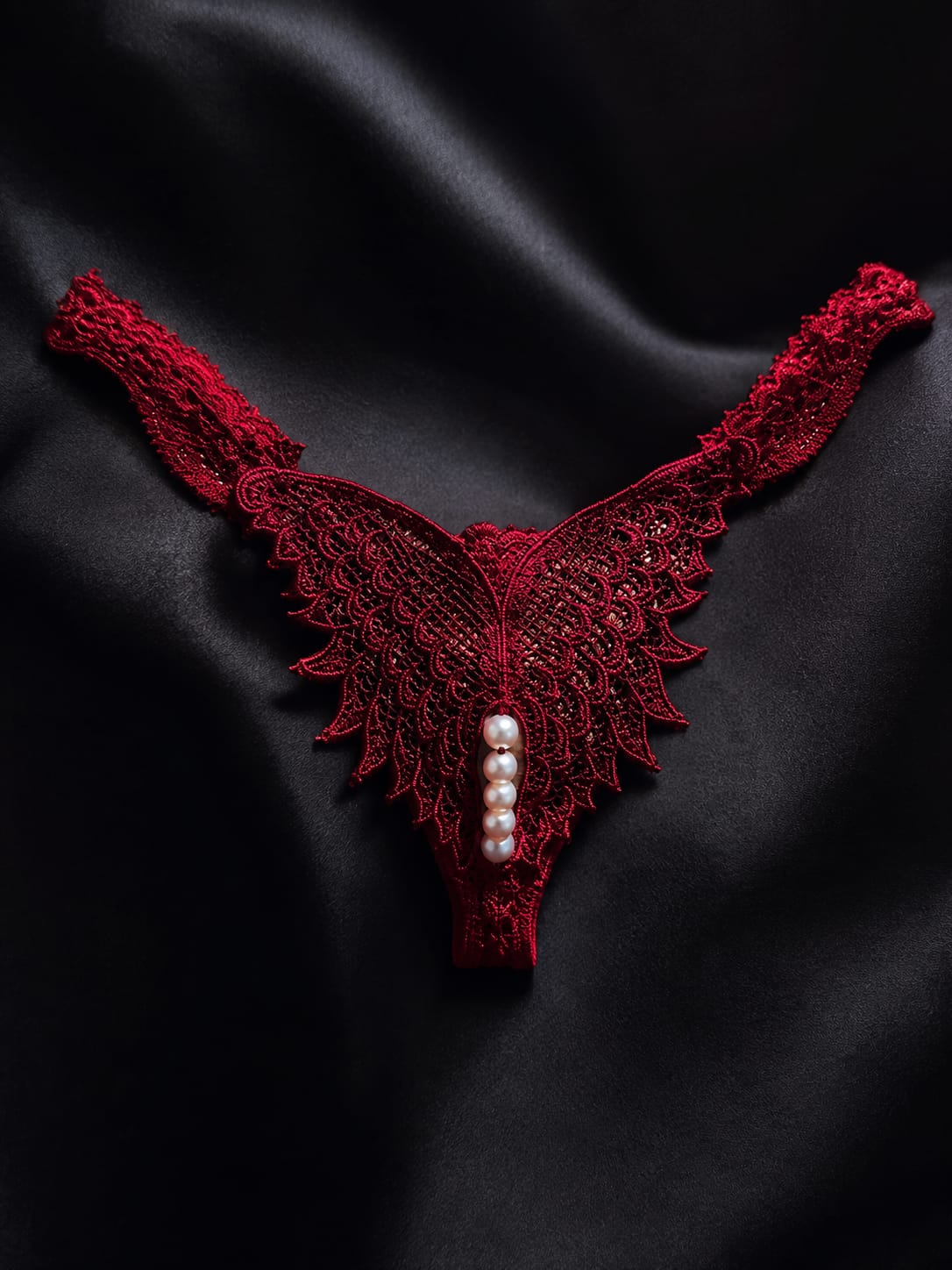 Elegant Lace Thong Panty