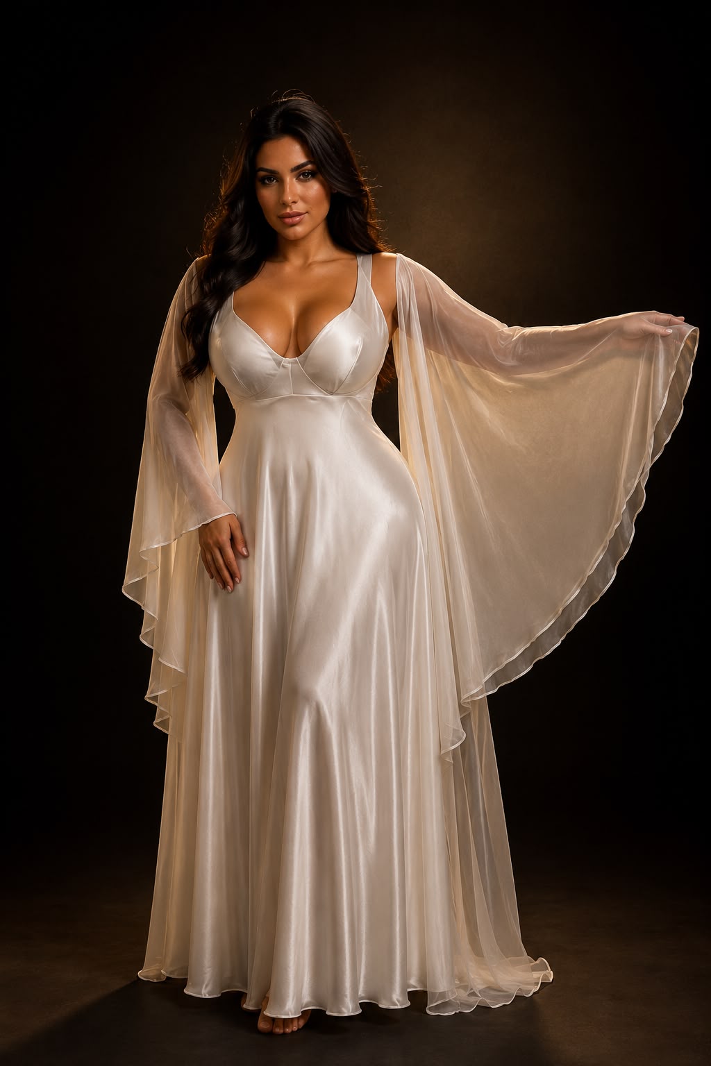 Luxury Satin Bridal Nightdress